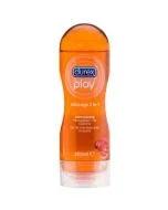 Gel Lubrificante e Massagem Durex® 2 em 1 Guaraná (200 ml)
