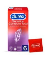 Preservativos Durex® Sensitivo Contacto Total (6 Un)