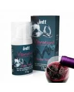 Vibrador Liquido Estimulante Unisexo Comestível Intt Vibration! VInho Tinto (17 g)