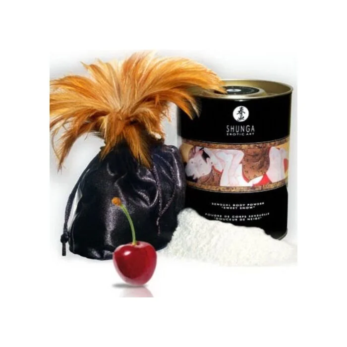 Pó Corporal Shunga Sweet Snow Cereja (228 g)