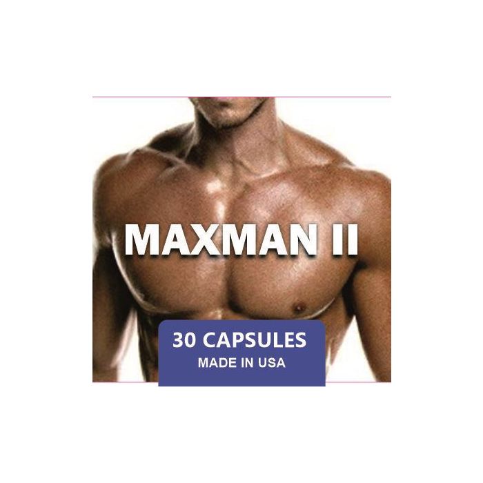 Cápsulas Aumento do Pénis MaxMan II (30 Un)