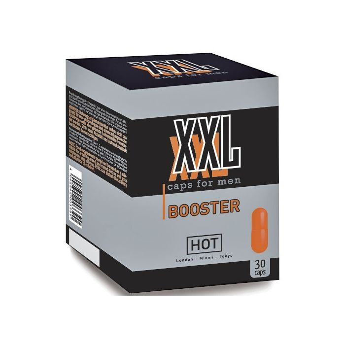 Cápsulas Estimulantes XXL Booster Hot Homem (30 Un)