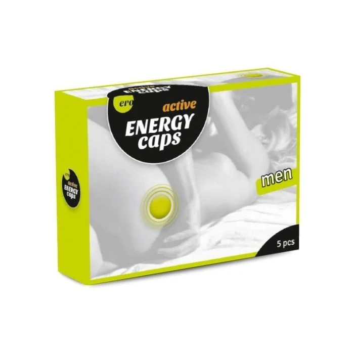 Cápsulas Estimulantes Active Energy Caps Ero Homem (5 Un)