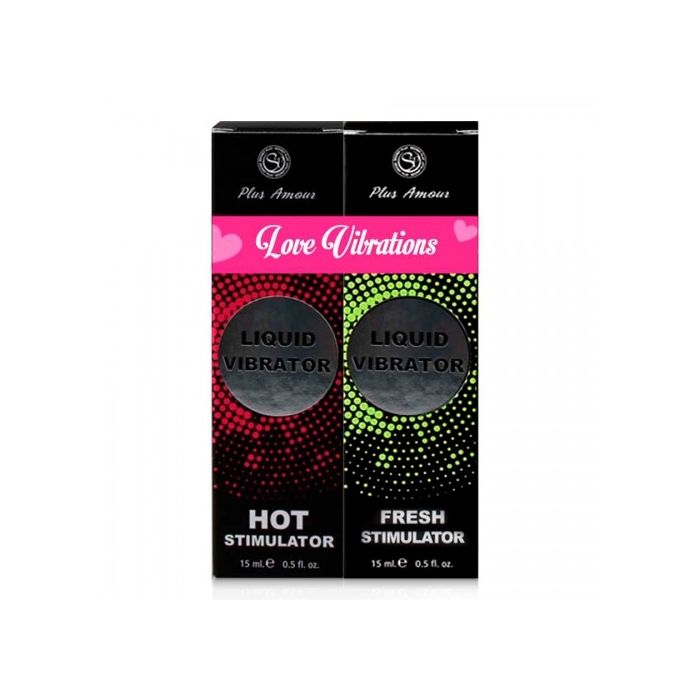 Vibrador Liquido Unisexo Love Vibrations Secret Play (2 X 15 ml)