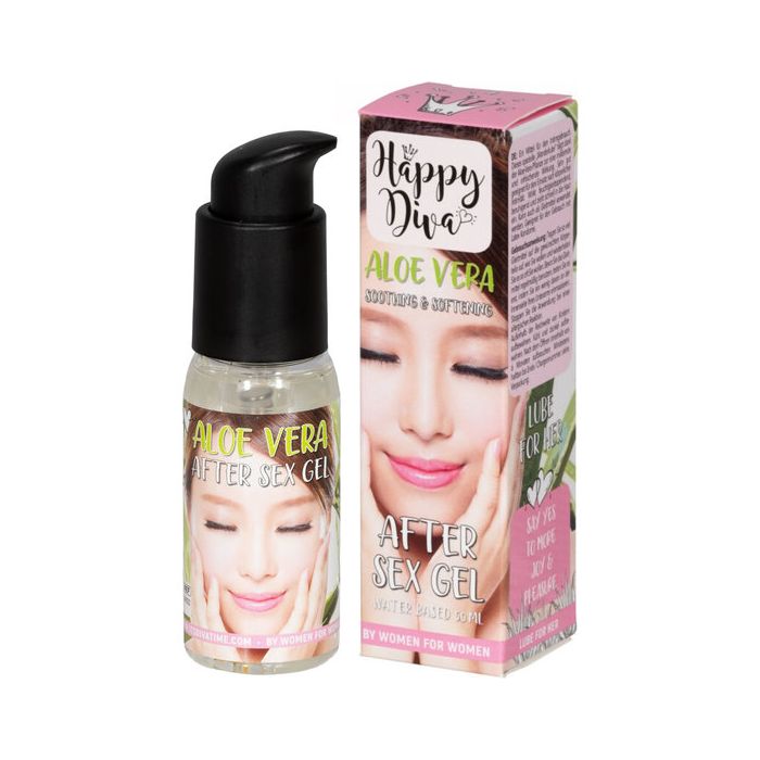 Gel Lubrificante Happy Diva Aloe Vera After Sex Gel P/ Mulher (50 ml)