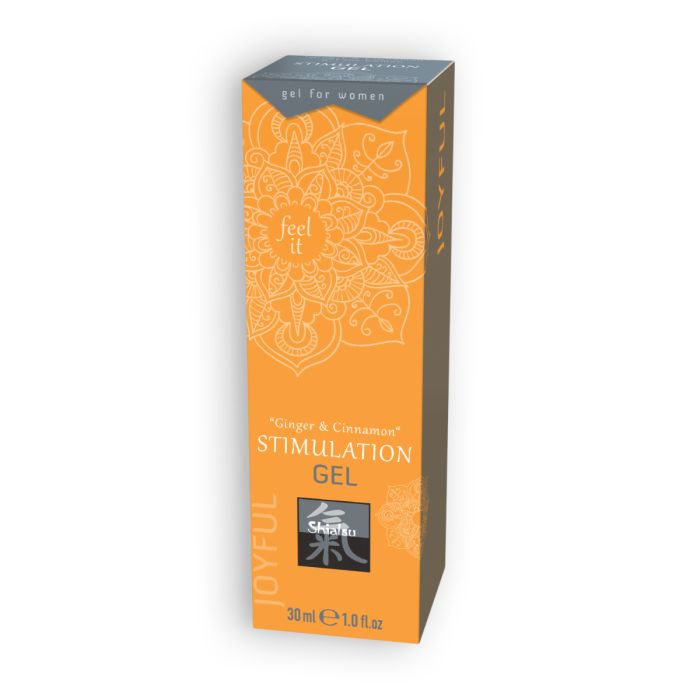 Gel Estimulante Shiatsu Stimulation Gengibre & Canela P/ Mulher (30 ml) Caixa