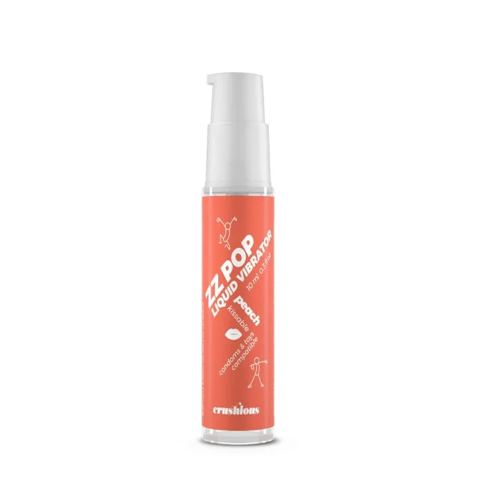 Vibrador Liquido ZZ Pop Crushious Pêssego (10 ml)
