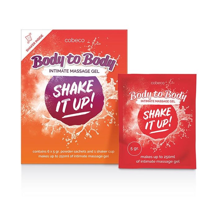 Gel de Massagem Nuru em pó Shake It Up! (6 X 5 g)