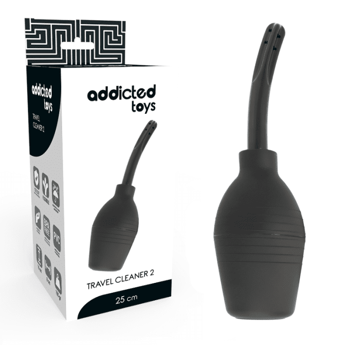 Anal Douche Travel Cleaner Addicited Toys Preto