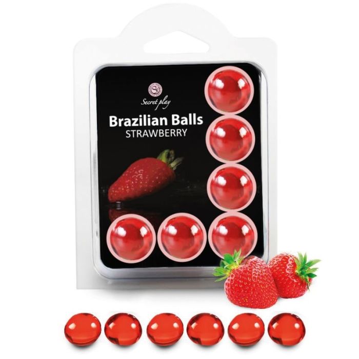 Bolinhas Explosivas Comestíveis Morango (6 Un)