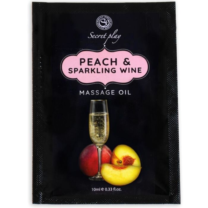 Óleo de Massagem Secret Play Pêssego & Espumante (10 ml)