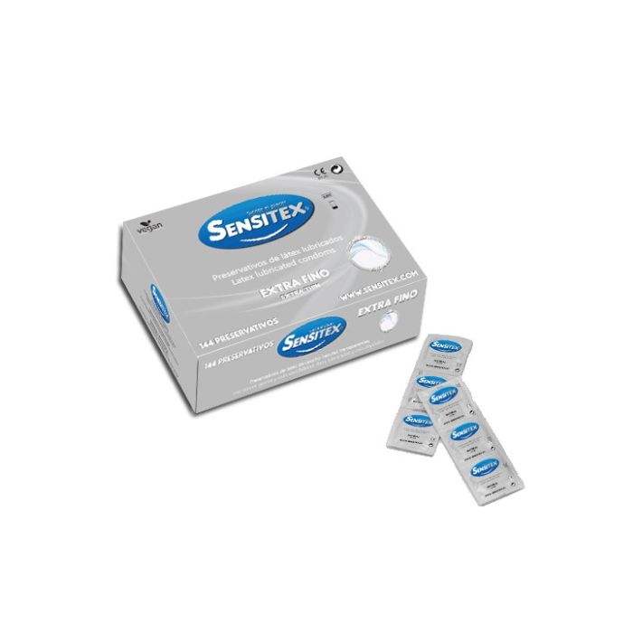 Preservativos Naturais Extra Finos Sensitex (144 Un)