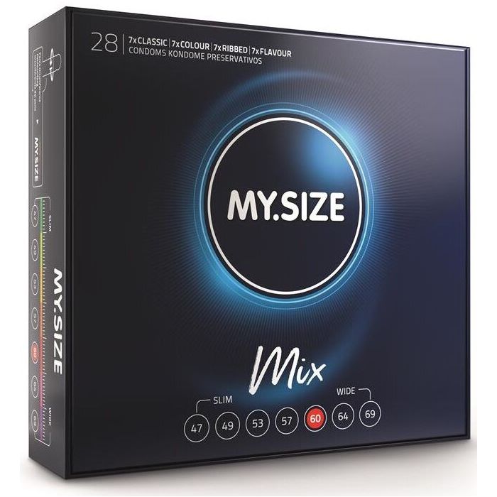 Preservativos My Size Mix 60 mm (28 Un)