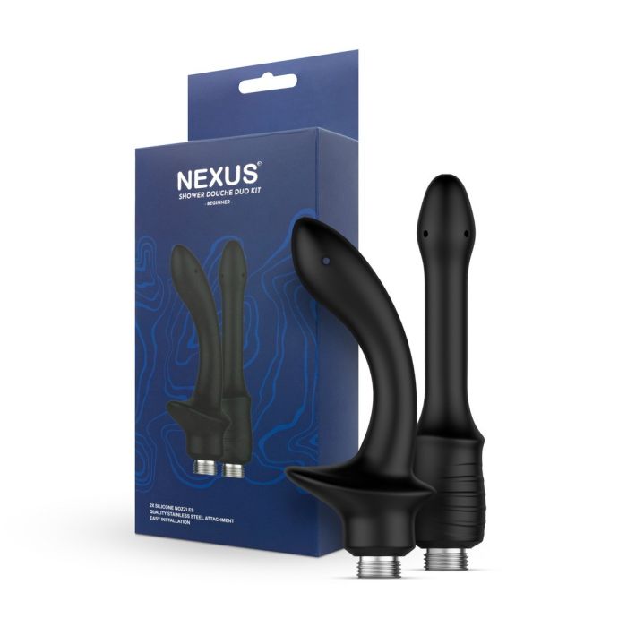 Sistema de Duche Anal Nexus Beginner Preto Conjunto