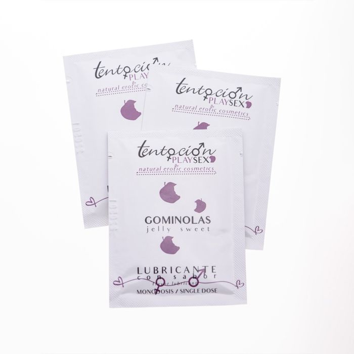 Lubrificante Monodoses à Base de Água Tentación Play Sex Gomas (20 X 5 ml)