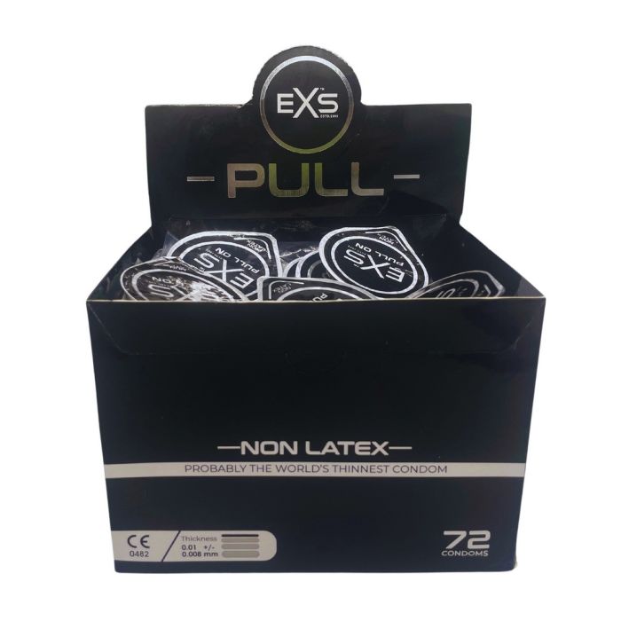 Preservativos EXS pull Sem Latex (72 Un) Caixa aberta