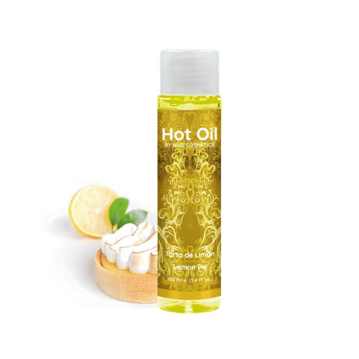 Óleo de Massagem C/ Efeito Calor Limão Hot Oil Nuei (100 ml)