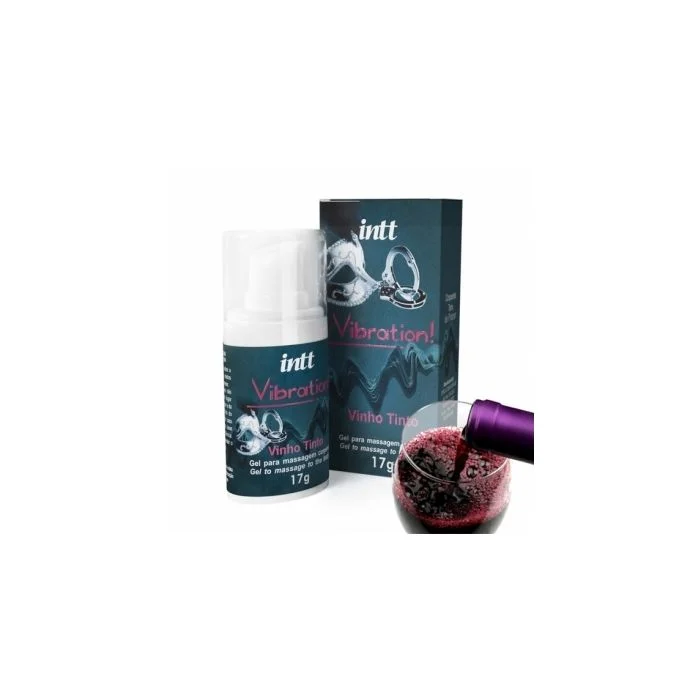 Vibrador Liquido Estimulante Unisexo Comestível Intt Vibration! VInho Tinto (17 g)