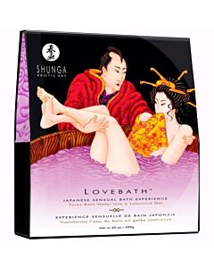 Sais de Banho Shunga Love Bath Sensual Lotus (650 g)