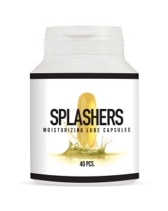 Capsulas Lubrificantes e Hidratantes Splashers (40 Un)