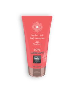 Lubrificante à Base de Água Beijável Shiatsu Love Lubricant Morango (75 ml)
