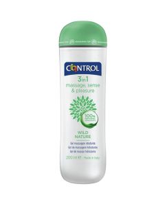 Gel de Massagem Estimulante Control 3 em 1 Massage, Sense & Pleasure Wild Nature (200 ml)