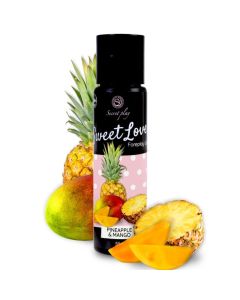 Lubrificante à Base de Água Comestível Secret Play Manga & Ananás (60 ml)