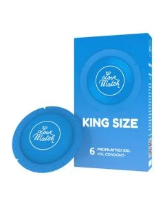 Preservativos King Size Love Match (6 Un)